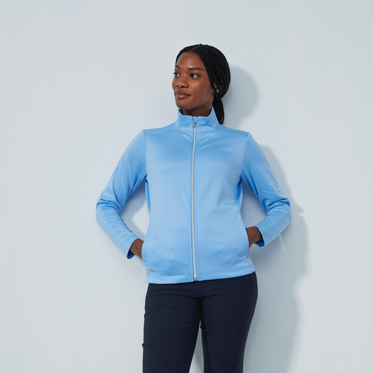 DS Cholet Belle Blue Full Zip Midlayer Jacket | Daily Sports USA DS Cholet Belle Blue Full Zip Midlayer Jacket | Daily Sports USA