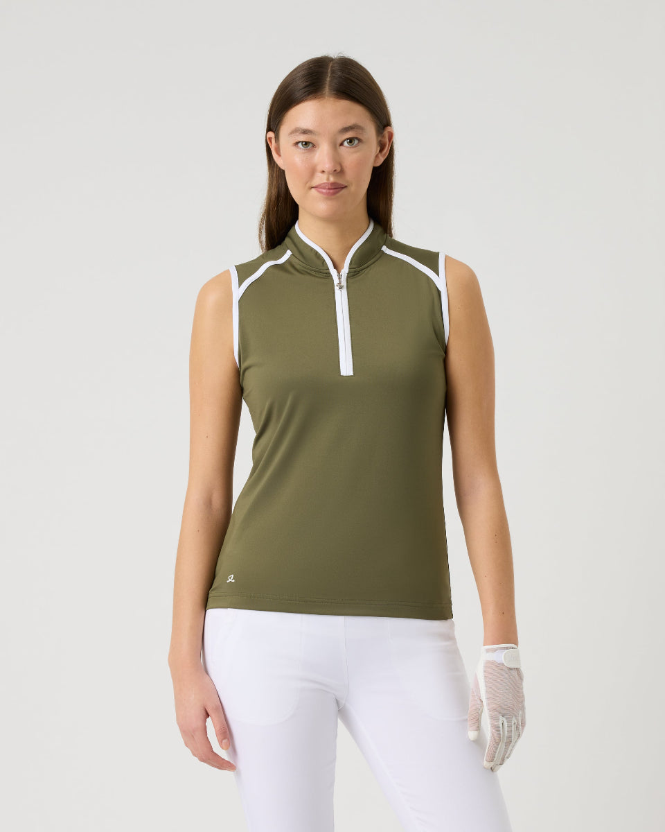 Trophy Sage Sleeveless Polo Shirt – Daily Sports USA