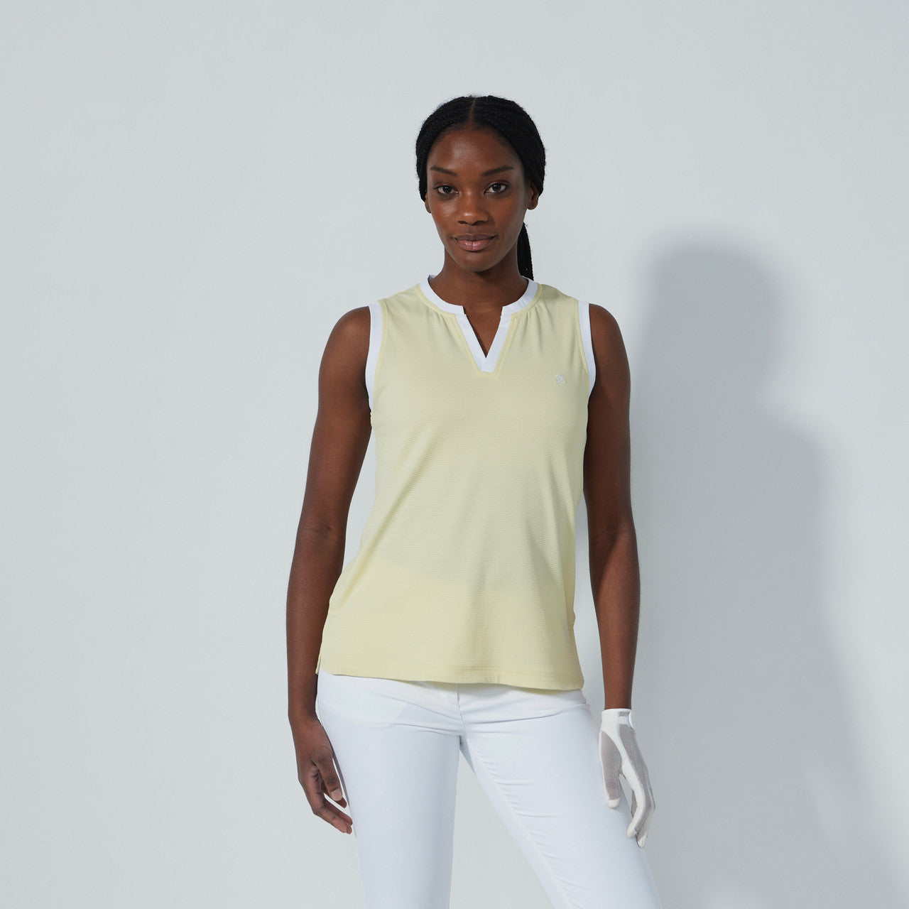DS Marac Multi Bird Sleeveless Polo Shirt