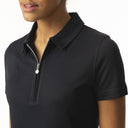 DS Peoria Dark Navy Cap Sleeve Polo Shirt