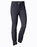 Dark gray riding pants on a white background