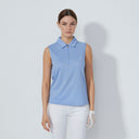 DS Peoria Blue Heron Sleeveless Polo Shirt