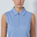 DS Peoria Blue Heron Sleeveless Polo Shirt