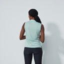 DS Peoria Foam Green Sleeveless Polo Shirt
