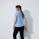 DS Peoria Belle Blue Short Sleeve Polo Shirt