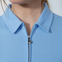 DS Peoria Belle Blue Short Sleeve Polo Shirt
