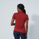 DS Peoria Umbria Red Short Sleeve Polo Shirt
