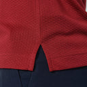 DS Peoria Umbria Red Short Sleeve Polo Shirt