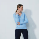 DS Belle Blue Cable Knit Sweater