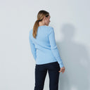 DS Belle Blue Cable Knit Sweater