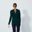 DS Nori Green Cable Knit Sweater
