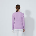 DS Madelene Veronica Cable Knit V-Neck Sweater