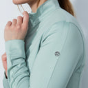 DS Foam Green Midlayer Half Neck Long Sleeve Top