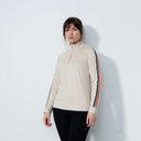 DS Sivilla Raw Beige Long Sleeve Polo Shirt