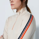 DS Sivilla Raw Beige Long Sleeve Polo Shirt