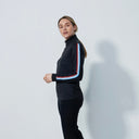 DS Sivilla Black Long Sleeve Polo Shirt