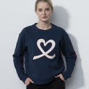 DS Heart Midnight Blue Sweatshirt