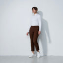 DS Magic Chestnut Brown Straight Ankle Pants