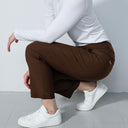 DS Magic Chestnut Brown Straight Ankle Pants
