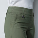 DS Magic Khaki Green Straight Ankle Pants