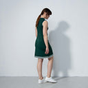 DS Awara Nori Green Knit Sleeveless Dress