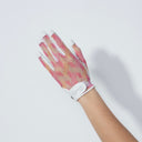 DS Perugia Pink Geometric Print Sun Glove