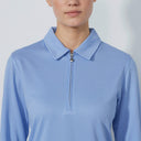 DS Peoria Blue Heron Long Sleeve Polo Shirt
