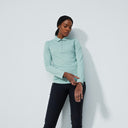 DS Peoria Foam Green Long Sleeve Polo Shirt