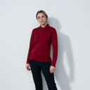 DS Peoria Umbria Red Long Sleeve Polo Shirt
