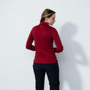 DS Peoria Umbria Red Long Sleeve Polo Shirt