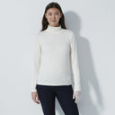 DS Ancona Ivory Long Sleeve Roll Neck Top