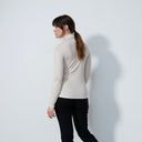 DS Ancona Raw Beige Long Sleeve Turtle Neck Top