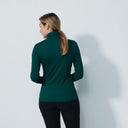 DS Ancona Nori Green Long Sleeve Turtle Neck Top