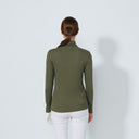 DS Ancona Kalamata Long Sleeve Roll Neck Top
