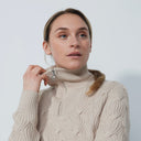 DS Ermont Raw Beige Lined Sweater