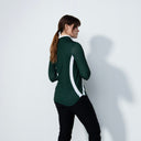 DS Vichy Nori Green Long Sleeve Polo