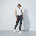 DS Barrie Magic Printed Check Ankle Pants