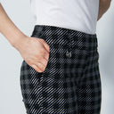 DS Barrie Magic Printed Check Ankle Pants