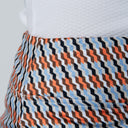 DS Delta Abstract Blue Orange Print Skort 20"