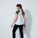 DS Bonito White Cap Sleeve Polo Shirt