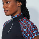 DS Bonito Black Cap Sleeve Polo Shirt