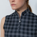 DS Albarry Barrie Printed Check Sleeveless Dress