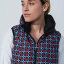 DS Airdrie Reversible Black and Print Vest