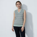 DS Margate Green and White Sweater Vest