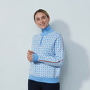 DS Pomona Belle Blue Graphic Print Sweater