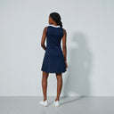 DS Sicaya Dark Navy Sleeveless Dress