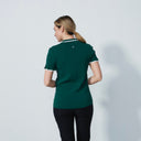 DS Awara Nori Green Knit Short Sleeve Polo Shirt