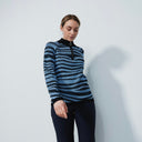 DS Taranto Blue and Black Sweater