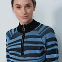 DS Taranto Blue and Black Sweater