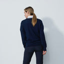 DS Boston Marine Blue V-Neck Sweater